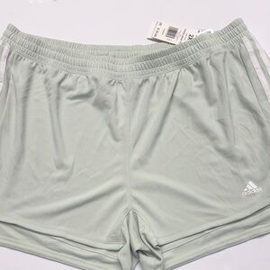 Adidas Women's Mint Green Athletic Shorts Size 2X NWT